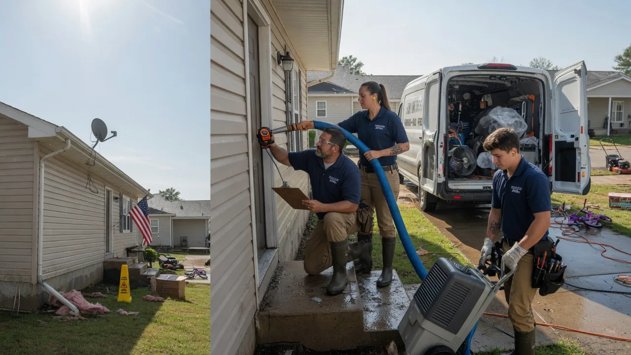 Ceiling Water Damage Restoration in Poplar, MT near me